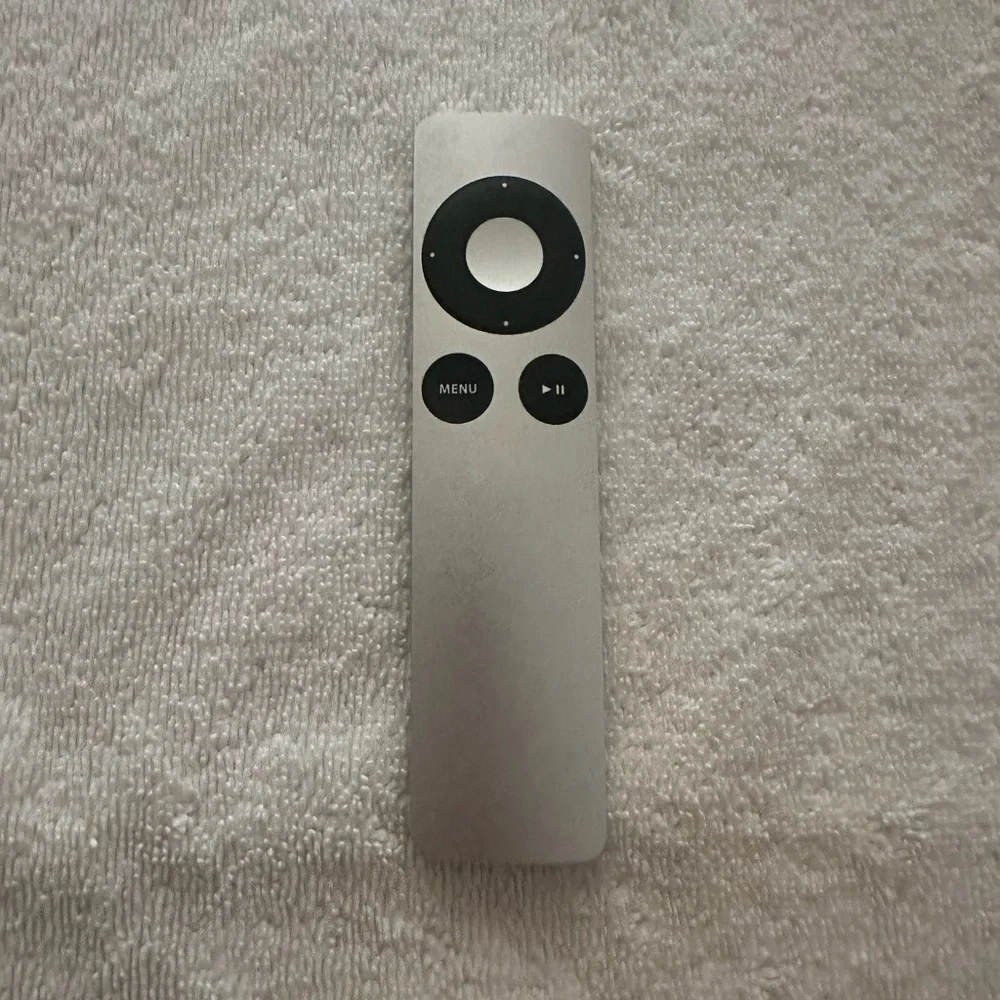 Apple TV with Silver Remote